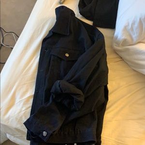 Over sized Black Jean jacket